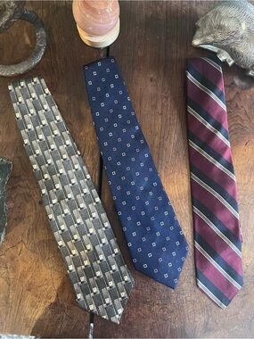 Set of three Classic Men's Ties